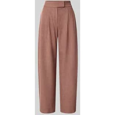 Barrel leg broek met viscose model 'HOLITTA'
