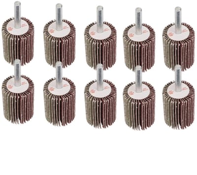 Dailygoods - 10 Stuks Cilindrische Polijstschijven voor Schuren en Slijpen - 30x40x6mm
