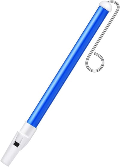 Schuiffluitje Muziekinstrument - Houtblaas Instrument - Muziek Oefenen - Metalen Hendel Verstelbaar - 10 tot 40 cm