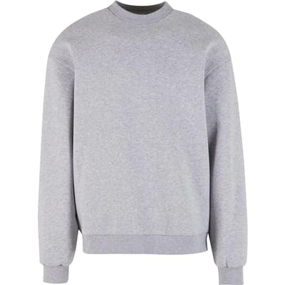 Urban Classics - Fluffy Crewneck sweater/trui - S - Grijs