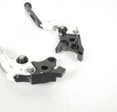 Levier frein droit Sifam pour Moto Suzuki 650 Gsf Bandit S Abs 2007 à 2016 alu CNC noir / paire Neuf
