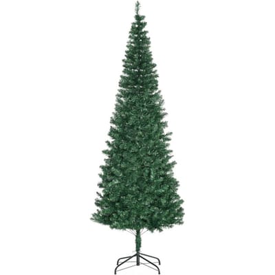 4goodz Kunstkerstboom Smal met metalen standaard - 210 cm - Ø81 cm