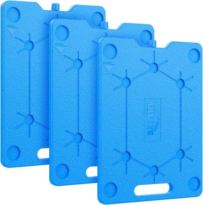 Thijox - Grote Koelaccu's Herbruikbaar 800 ml - 3 Stuks Koelelementen voor Koelbox en Koeltas - Extra Dun met Lange Koelcapaciteit voor Camping, Feest