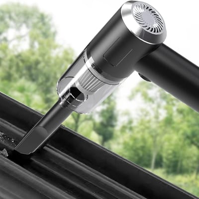 Kruimeldief - Auto stofzuiger - Krachtige handstofzuiger voor in de auto - USB oplaadbaar - Draagbaar - Mini-stofzuiger - Geschikt voor auto's en kantoren
