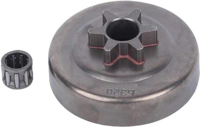 Koppelingstrommel voor kettingzaag naaldlagers - 3/8 inch 6T koppelingsafdekking - Partner 350 351 352 370 371 390 420 .