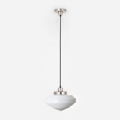 Hanglamp aan snoer Deco Punt 20's Matnikkel - Art Deco Trade