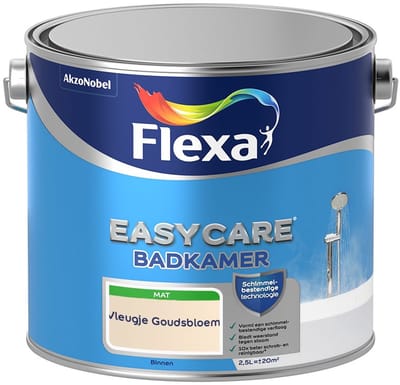 Flexa - Easycare Badkamer - Vleugje Goudsbloem - Mengverf - 2,5 L