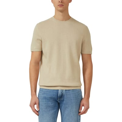 s.Oliver  Pullover Shortsleeve Beige Taglia: XL | Maglioni a maglia Outlet | Uomo | Marrone