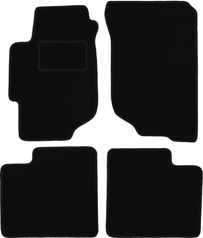 Zwarte veloursmatten voor: Honda Accord VI stationwagen, sedan, Type-R (1997-2002)