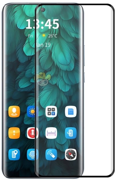 Coverup Screen Protector - Geschikt voor Motorola Edge 60 / Edge 60 Fusion / Edge 60 Pro Screen Protector - Coverup Full-Cover Tempered Glass - Fingerprint Unlock - Zwart