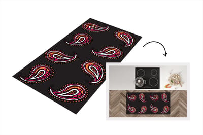 Keukenloper - Loper keuken - Retro - Bandana - Patroon - 120x60 cm - Keukenloper vinyl