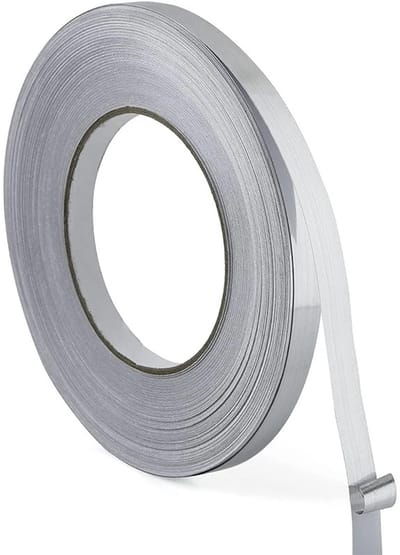 WiseGoods Premium Decoratie Tegelsticker - Zelfklevende Decoratie Band Voor Tegel- 0.5CM-50M - DIY - Keramiek Tegels - PET Zilver