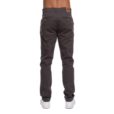 Crosshatch Heren Roysden Chinos (Houtskool)