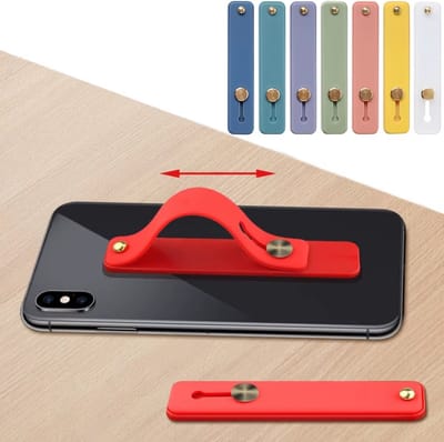 Actie4you® - Universele ring vinger telefoon houder - Vingergreep - Vingerhouder - Zelfklevende – Telefoon houder - 1 Stuk - Rood