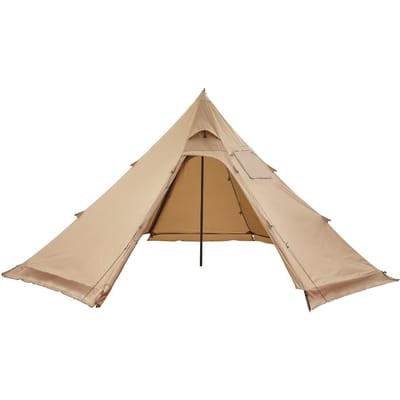 Tipi Tente Chaude avec Orifice pour Poêle Imperméable Portable pour 4 Personnes Camping