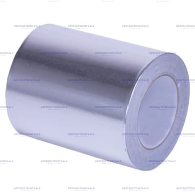 4 rollen 50M x 150mm (200M) aluminium (HVAC) tape (50mic)