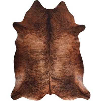Kleden Rugsx Tapijt Kunstleer Imitatie rundleer , G5067-3 Br 180x220 cm
