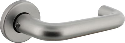 Intersteel Deurkruk Rond met rond rozet ø50x7 mm aluminium