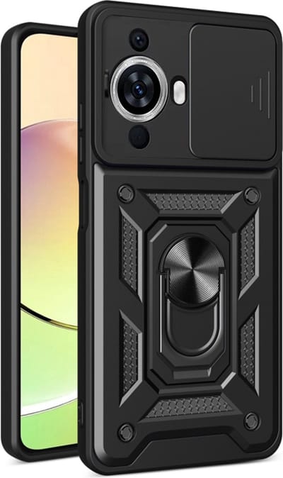 Hoesje geschikt voor Huawei nova 12s - Techsuit Camshield Back Cover - Zwart