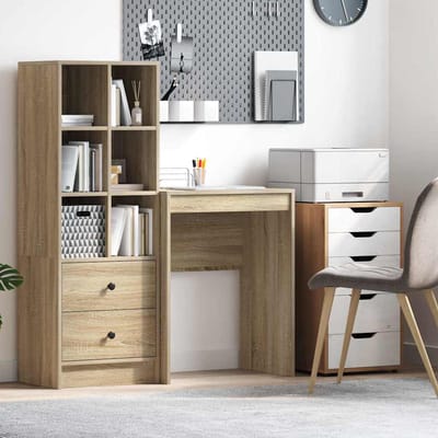 vidaXL - Bureau - Sonoma - Eik - 60 - x - 40 - x - 76 - cm