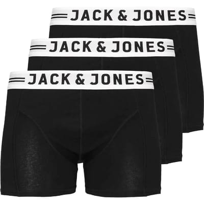 JACK&JONES JUNIOR SENSE 3 Pack Jongens Onderbroek - Maat 164