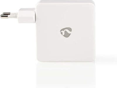 Nedis Oplader - 57 W - Snellaad functie - 1x 2.4 / 1x 3.0 A - Outputs: 2 - USB-A / USB-C™ - Geen Kabel Inbegrepen - Automatische Voltage Selectie