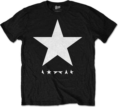 David Bowie - Blackstar Heren T-shirt - S - Zwart