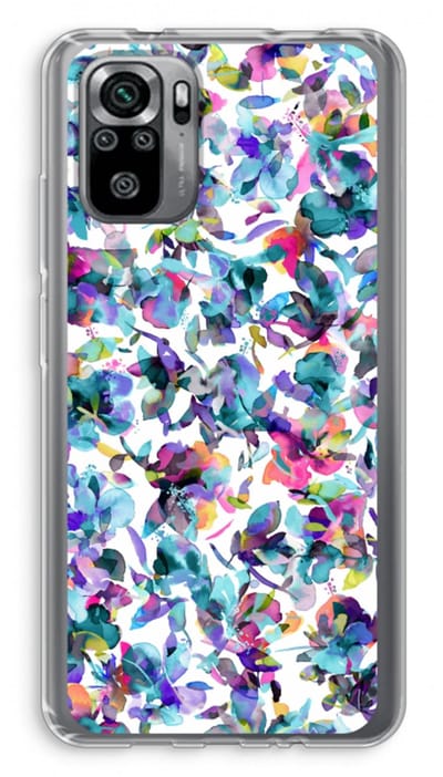 Case Company® - Hoesje geschikt voor Xiaomi Redmi Note 10S hoesje - Hibiscus Flowers - Soft Cover Telefoonhoesje - Bescherming aan alle Kanten en Schermrand
