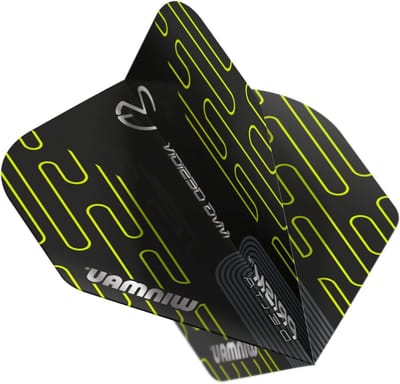 Dart Flights - Vliegjes - Darten - Extra Dik Poly Metronic - 100 Micron - Zwart