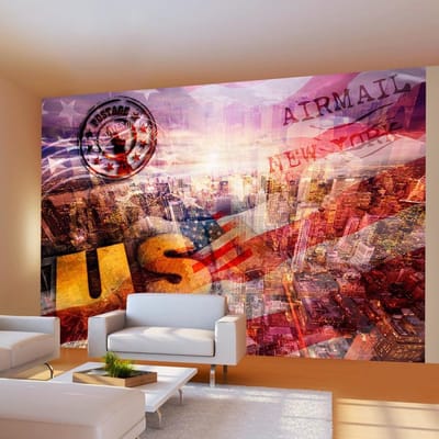Fotobehang – Behangpapier - Fotobehang - New York - patriotic theme 400x280 - Artgeist
