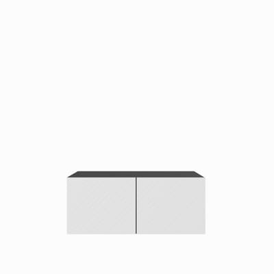 TV-kast Kaja 1x100 cm (zwart + wit)