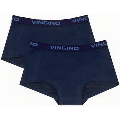 Vingino Under Pants Girls 2-pack Dark Blue Maat: XXS | Sokken Outlet | Unisex | Blauw