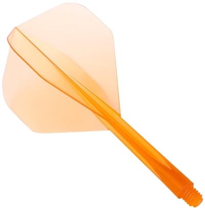 Condor Zero Stress Flight System - Standard Clear Orange - Dart Flights