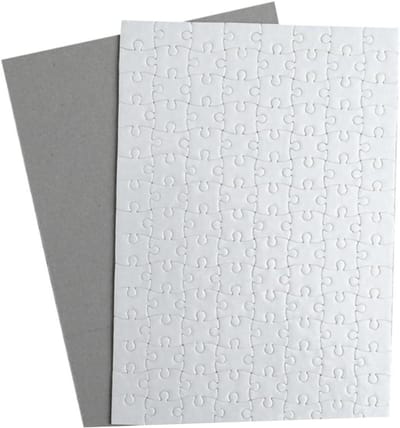 Lege Puzzels - Doe-het-zelf Puzzels - Creatief Ontwerp - Wit Blanco Papier - 10 Vel - Wit