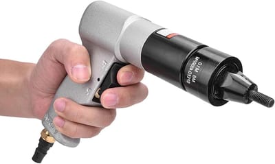 Pneumatische Klinknagel - Luchtgereedschap - Metaalverbindingen Maken - Automatisch Vergrendelend - M8/M10 - Zilver