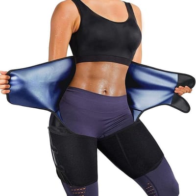 Sauna Sweat Waist Trimmer voor Gewichtsverlies, Buiktraining en Thigh Control voor Mannen en Vrouwen