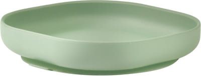 Béaba Siliconen Bord - Met Zuignap - Onbreekbaar & Ergonomisch - BPA-vrij - Geschikt voor Magnetron & Vaatwasser - Groen