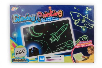 Tekenbord glowing painting A4-formaat