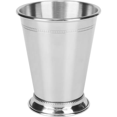 Zilverkleurige Mint Mojito Beker Roestvrijstalen Cocktailmok Glas voor Gemengde Dranken Bar Feest Bier