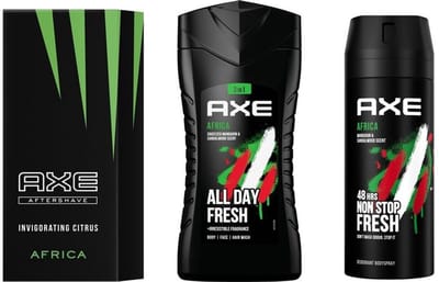AXE Africa - SET - After Shave / Deo Spray / Douchegel