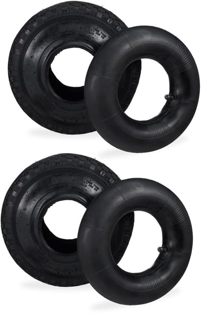 steekwagenband - set van 2 - 3.00-4" - met binnenbanden - 260 cm - tot 125 kg