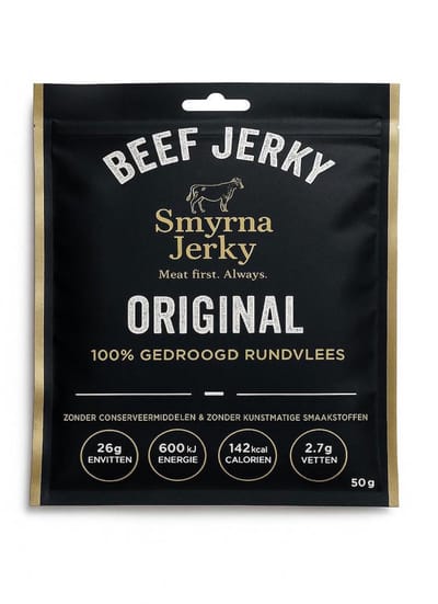 Beef Jerky Original – 100% Rundvlees – 3 x 50g