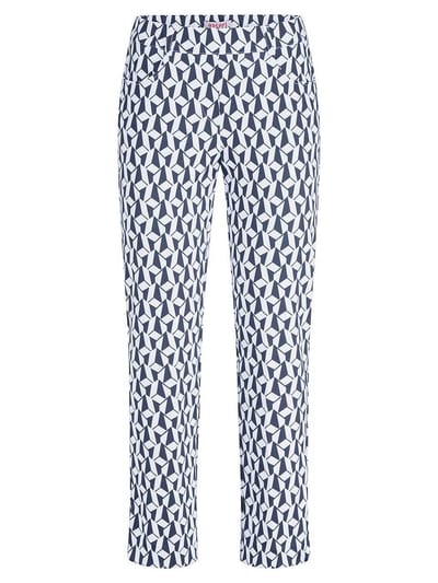 Enkellange broek Van Peter Hahn wit