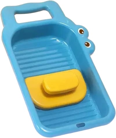 Wasplank - Handwasbord - Kleding Reinigen - Ruimtebesparend Ontwerp - 20 x 6 cm - Blauw