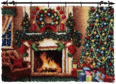 Complete Haakset voor Volwassenen en Kinderen - Kerstdecoratie, Kussen Maken, Tapijten en Borduren voor Beginners