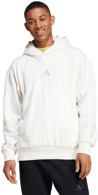 adidas Sweater Heren All Szn Fleece Hoodie Wit - Maat M