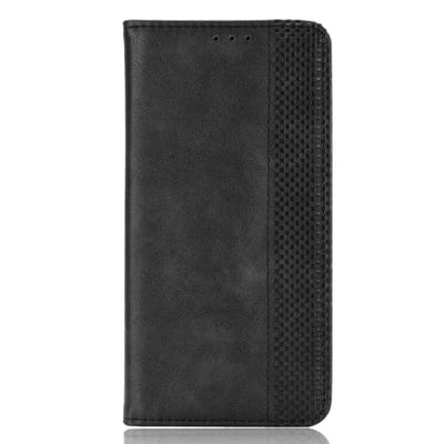 Dailygoods- Portemonnee-hoes Premium PU-leder - Oukitel C60 - Oukitel C60 Pro - Schokbestendig - RFID-blokkeringsfunctie - Magnetische klikstandaard - Telefoonhoes