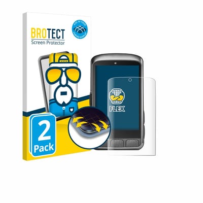 BROTECT - Screenprotector voor Wahoo Elemnt ACE - Folie Beschermfolie transparant volledig dekking - 2 Stuks