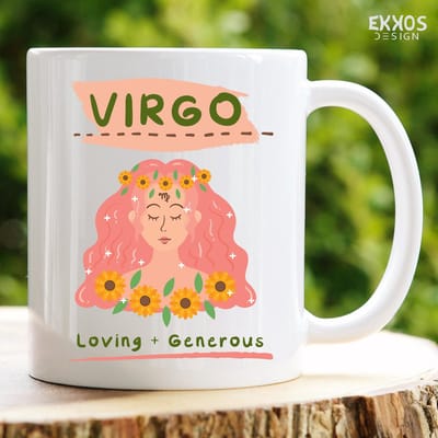 VIRGO sterrenbeelden mok | Mok met tekst | Kerst | Cadeau voor man | Cadeau voor vrouw | Cadeau voor vriendin | Verjaardag cadeau vrouw | Halloween | Cadeau voor hem | Grappige cadeaus | Thee glazen | Valentijn cadeautjes | Koffiebeker