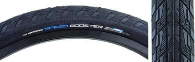 Racefietsband - BMX band - Snel racen - Lage rolweerstand - 20 x 1 1/8 inch - Zwart